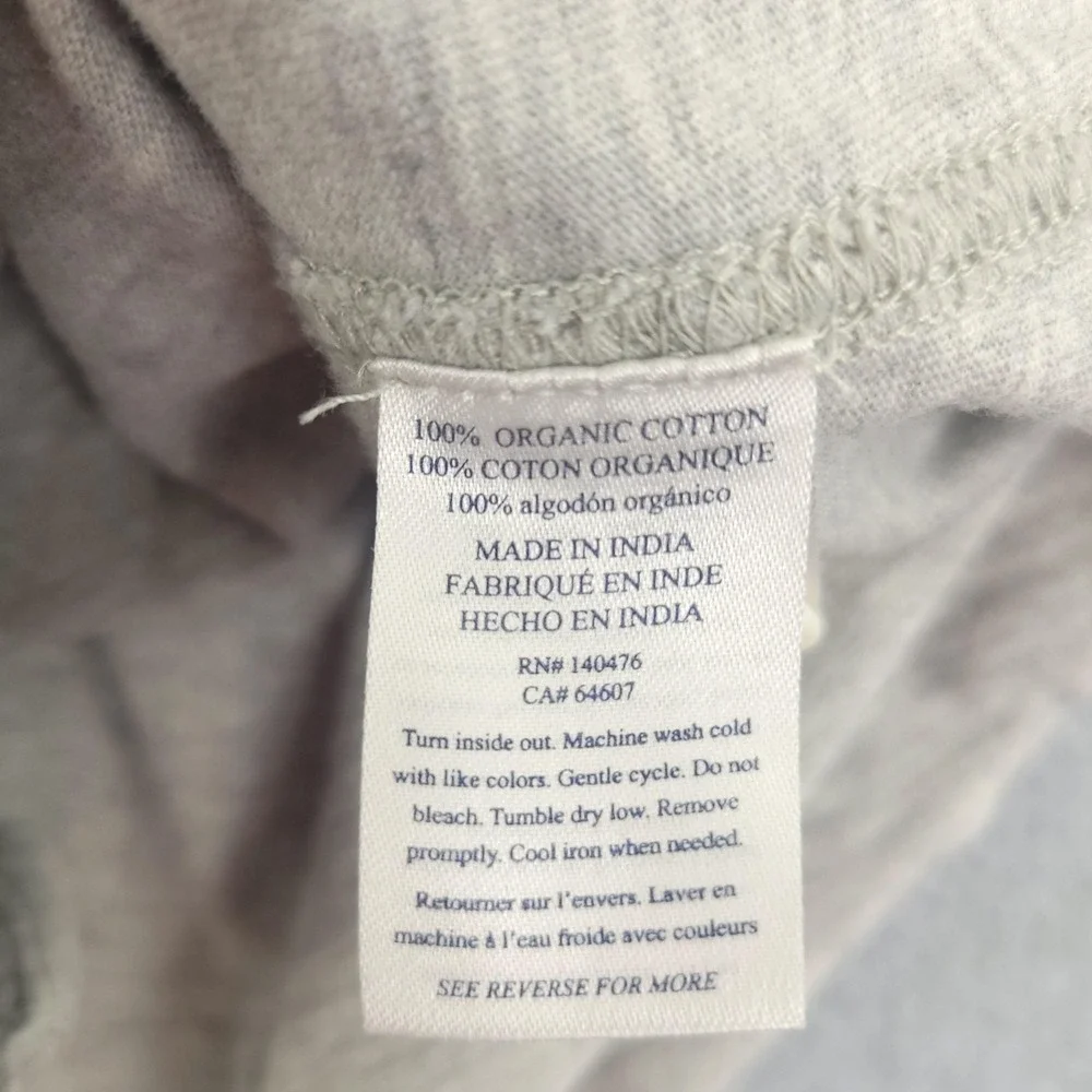 Faherty Sunwashed Shirt Mens XL Gray Organic Cotton Long Sleeve Button Up Casual - Picture 5 of 10